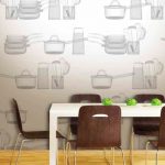 Обои на кухню: обилие палитры цветов и дизайна стенного покрытия Обои на кухню: обилие палитры цветов и дизайна стенного покрытия