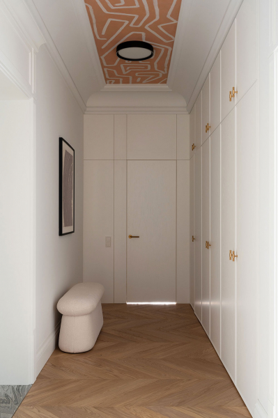 Мягкий современный интерьер для молодой семьи в Киеве