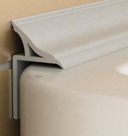 Как приклеить бордюр на ванну: разбор правил укладки + инструкция по установке Как приклеить бордюр на ванну: разбор правил укладки + инструкция по установке