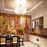 Обои на кухню: обилие палитры цветов и дизайна стенного покрытия Обои на кухню: обилие палитры цветов и дизайна стенного покрытия