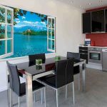 Обои на кухню: обилие палитры цветов и дизайна стенного покрытия Обои на кухню: обилие палитры цветов и дизайна стенного покрытия