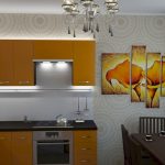 Обои на кухню: обилие палитры цветов и дизайна стенного покрытия Обои на кухню: обилие палитры цветов и дизайна стенного покрытия