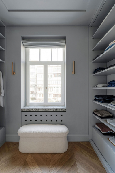 Мягкий современный интерьер для молодой семьи в Киеве