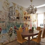 Обои на кухню: обилие палитры цветов и дизайна стенного покрытия Обои на кухню: обилие палитры цветов и дизайна стенного покрытия