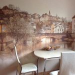 Обои на кухню: обилие палитры цветов и дизайна стенного покрытия Обои на кухню: обилие палитры цветов и дизайна стенного покрытия