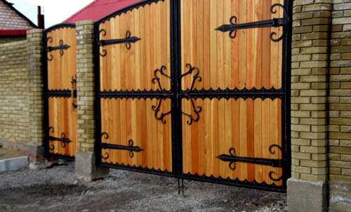 Ворота для частного дома Ворота для частного дома