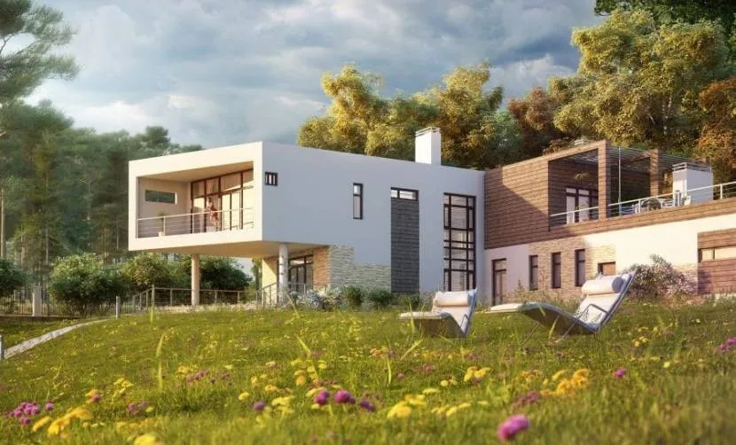 Планировки 2 этажных домов с плоской крышей: нюансы удачных проектов Планировки 2 этажных домов с плоской крышей: нюансы удачных проектов