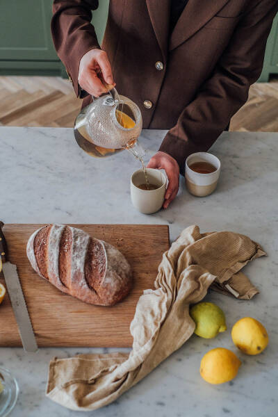 Прекрасная английская кухня в большой немецкой квартире Прекрасная английская кухня в большой немецкой квартире
