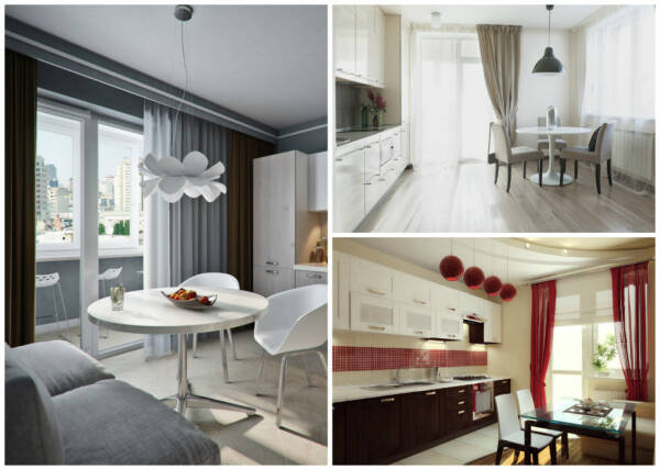 Выбор штор на кухню с балконной дверью Выбор штор на кухню с балконной дверью