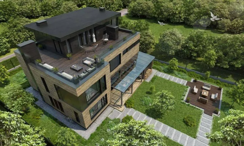 Планировки 2 этажных домов с плоской крышей: нюансы удачных проектов Планировки 2 этажных домов с плоской крышей: нюансы удачных проектов