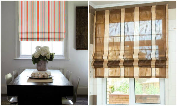 Как правильно выбрать римские шторы на кухню, фото в интерьере, видео Как правильно выбрать римские шторы на кухню, фото в интерьере, видео