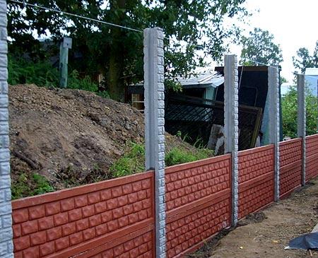 Бетонные наборные заборы Бетонные наборные заборы