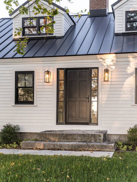 Американская дача с традиционными и современными элементами декора