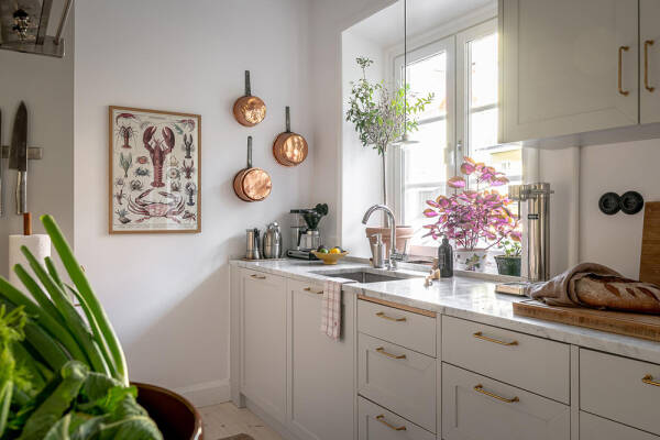 Скандинавский интерьер с летним настроением