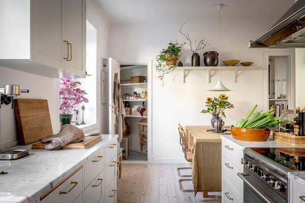 Скандинавский интерьер с летним настроением