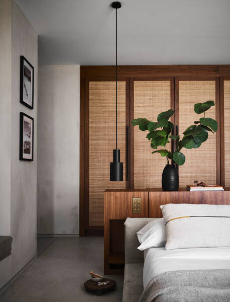 Драматичный дизайн с черными акцентами на Карибском острове