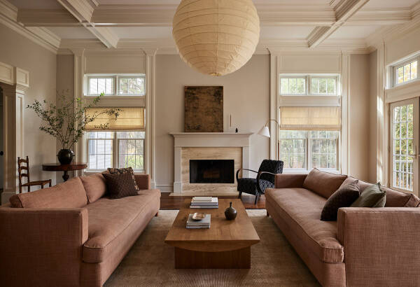 Приглушенная элегантность дома молодой семьи в Нью-Джерси Приглушенная элегантность дома молодой семьи в Нью-Джерси