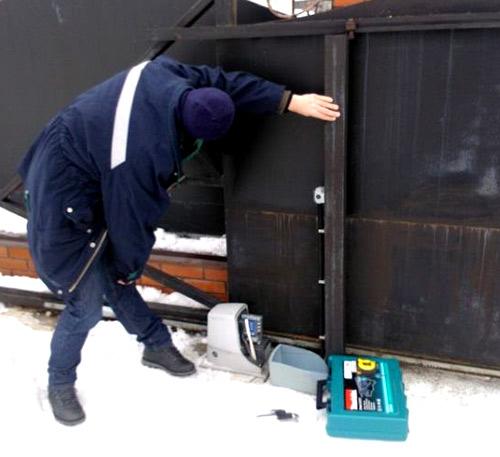 Ремонт откатных ворот Ремонт откатных ворот