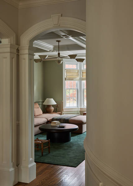 Приглушенная элегантность дома молодой семьи в Нью-Джерси Приглушенная элегантность дома молодой семьи в Нью-Джерси