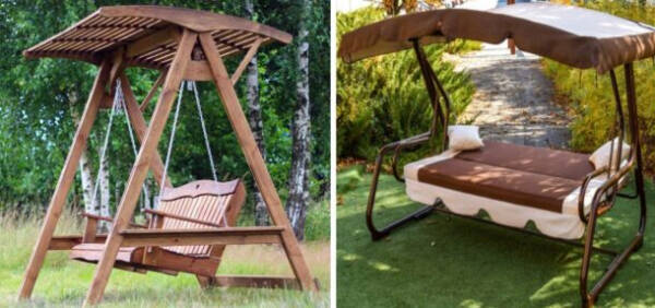 Советы по выбору садовых качелей для дачи Советы по выбору садовых качелей для дачи