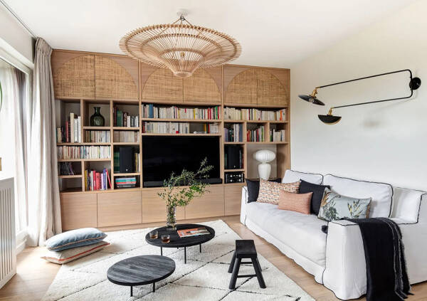 Свежие нотки экзотики в дизайне парижской квартиры