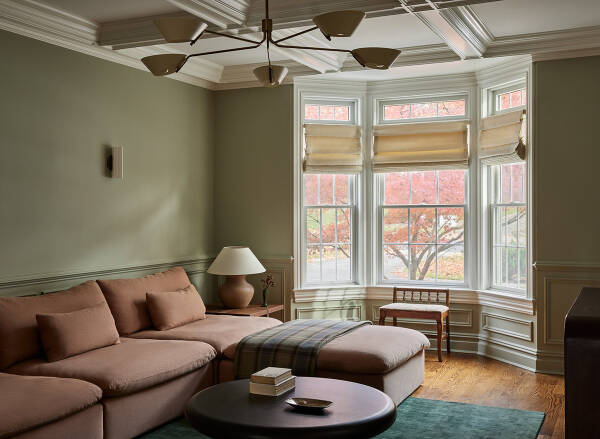 Приглушенная элегантность дома молодой семьи в Нью-Джерси Приглушенная элегантность дома молодой семьи в Нью-Джерси