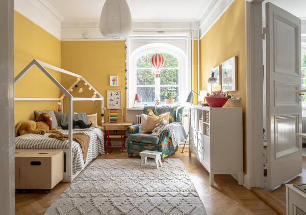 Скандинавский интерьер с летним настроением