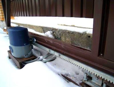 Автоматические откатные ворота Автоматические откатные ворота