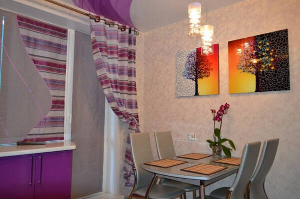 Выбор штор на кухню с балконной дверью Выбор штор на кухню с балконной дверью