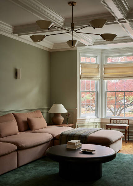 Приглушенная элегантность дома молодой семьи в Нью-Джерси Приглушенная элегантность дома молодой семьи в Нью-Джерси