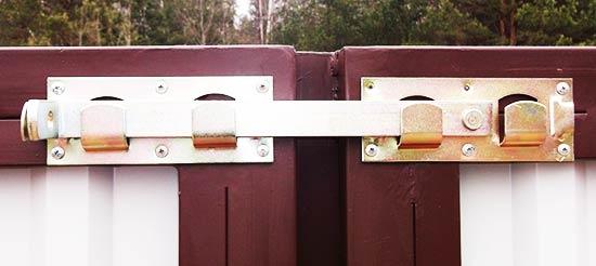 Защелки и задвижки на ворота Защелки и задвижки на ворота