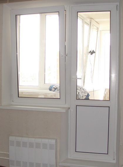 Размеры, материалы изготовления и виды балконных дверей с окном Размеры, материалы изготовления и виды балконных дверей с окном