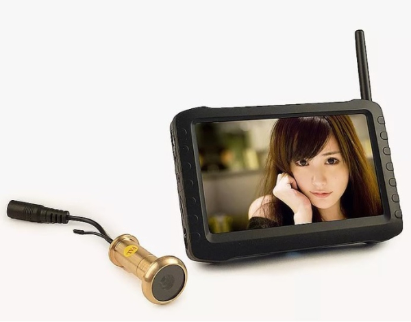 Беспроводной видеоглазок на двери в виде обычного Беспроводной видеоглазок на двери в виде обычного