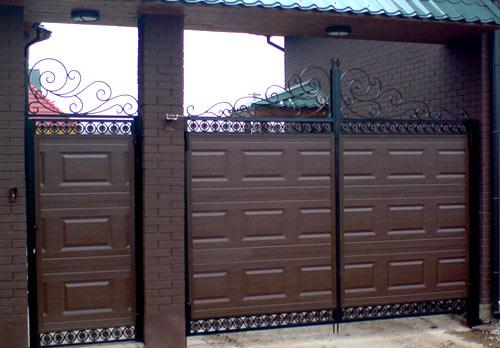 Ворота для частного дома Ворота для частного дома