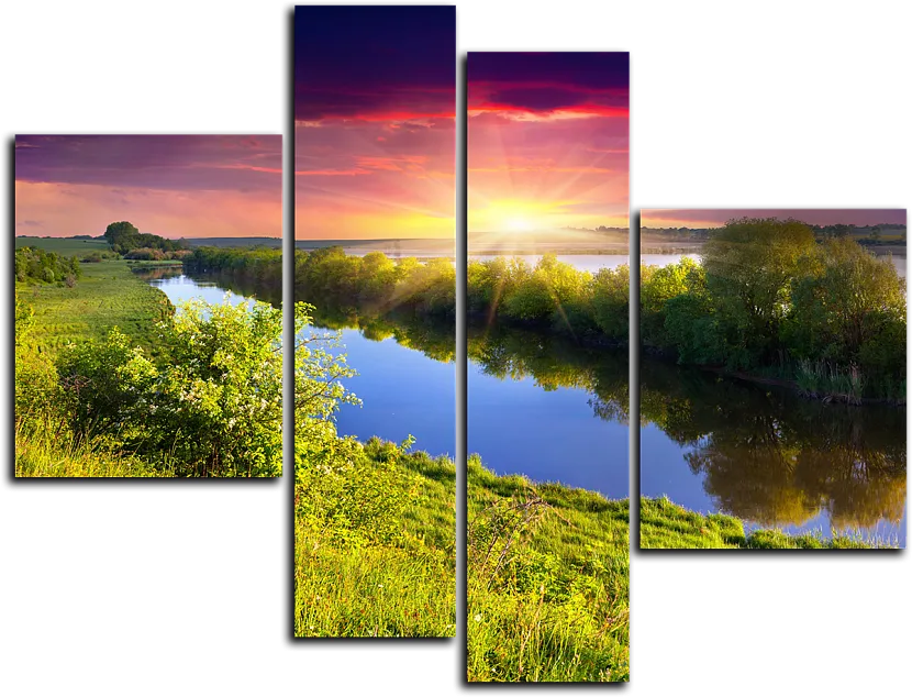 Как правильно повесить модульную картину на стену Как правильно повесить модульную картину на стену