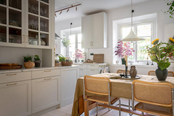Скандинавский интерьер с летним настроением