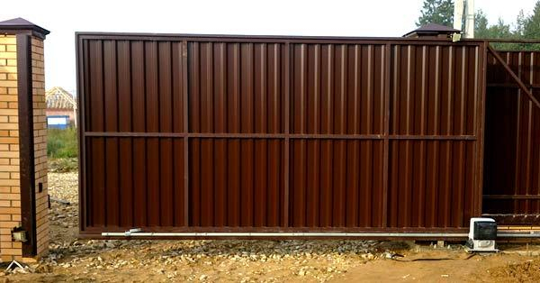 Автоматические ворота с дистанционным управлением