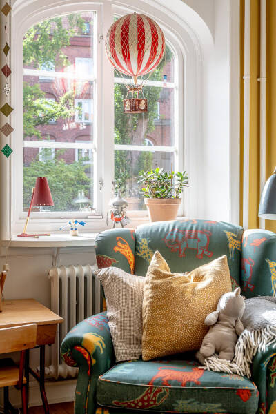 Скандинавский интерьер с летним настроением