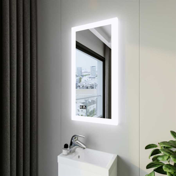 Зеркало для ванной с часами — преимущества и недостатки, советы по выбору и примеры использования в интерьере Зеркало для ванной с часами — преимущества и недостатки, советы по выбору и примеры использования в интерьере