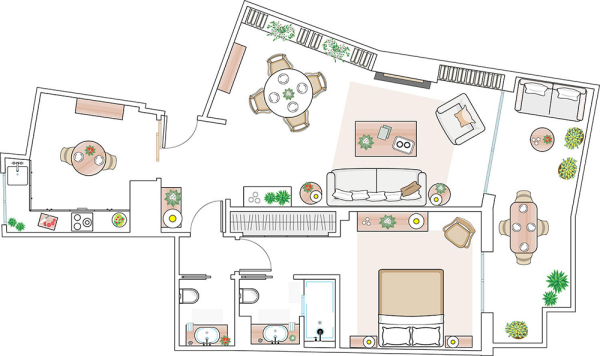 Небольшая курортная квартира дизайнера в Бильбао Небольшая курортная квартира дизайнера в Бильбао