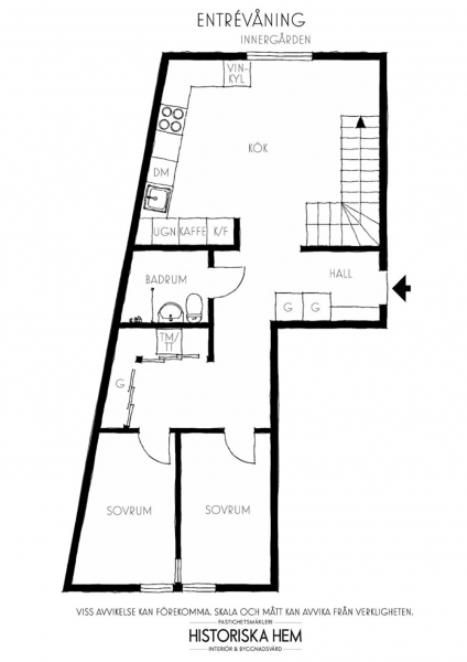 Квартира в Швеции с настроением загородной дачи (86 кв. м) Квартира в Швеции с настроением загородной дачи (86 кв. м)