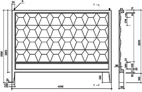 Установка забора из бетонных плит Установка забора из бетонных плит