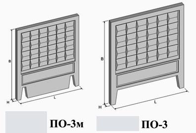 Заборы из панелей ПО-2 и ПО-3 Заборы из панелей ПО-2 и ПО-3