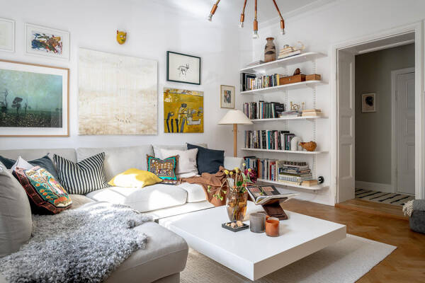 Скандинавский интерьер с летним настроением