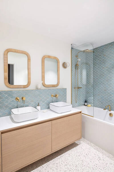 Свежие нотки экзотики в дизайне парижской квартиры