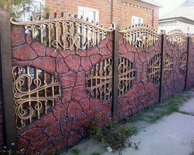 Бетонные наборные заборы Бетонные наборные заборы