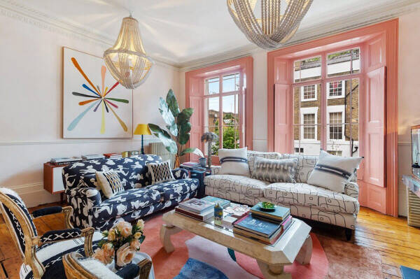 Принты, краски и искусство: эклектичный таунхаус в Лондоне