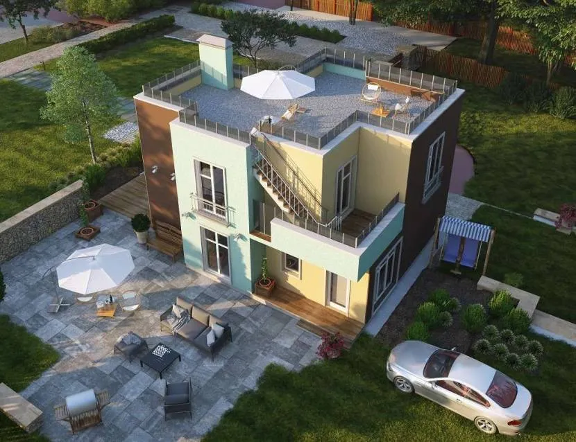 Планировки 2 этажных домов с плоской крышей: нюансы удачных проектов Планировки 2 этажных домов с плоской крышей: нюансы удачных проектов