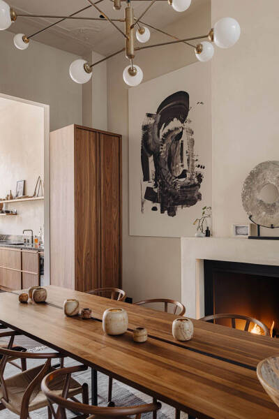 Стильный современный интерьер в доме на канале в Амстердаме Стильный современный интерьер в доме на канале в Амстердаме