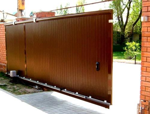 Автоматические ворота с дистанционным управлением